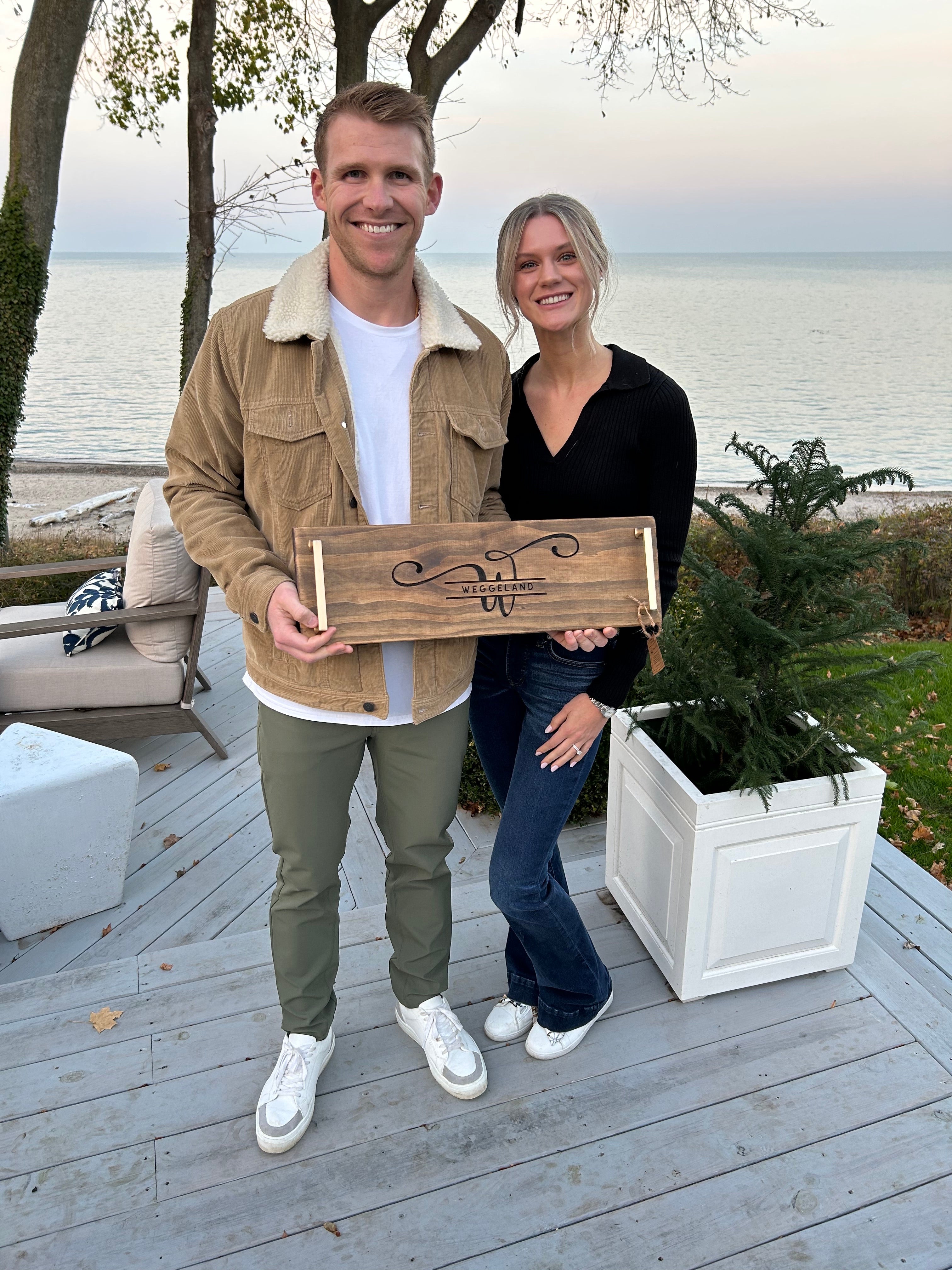 Monogram Personalized Serving Tray